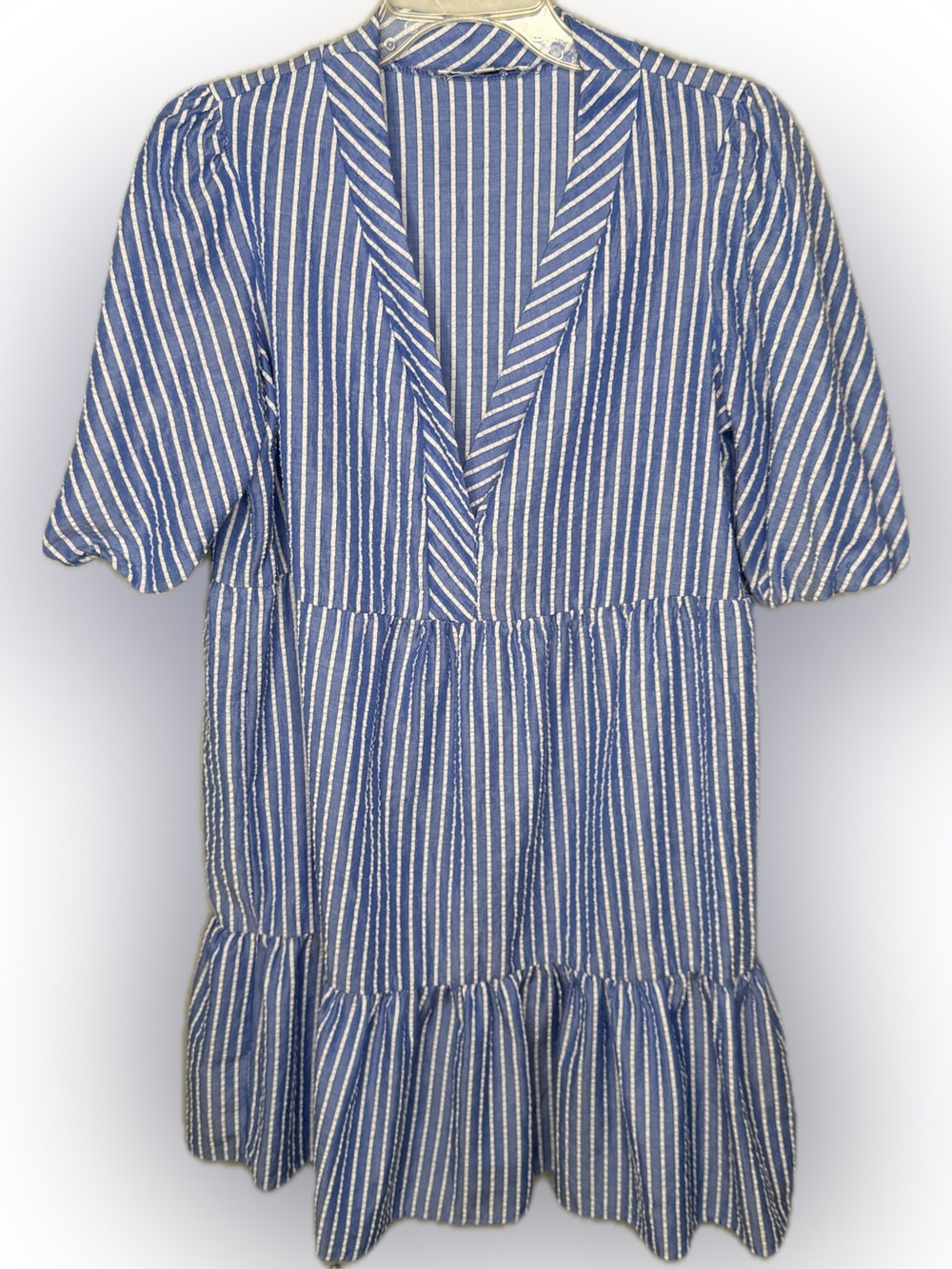 Sandra Darren Blue Dress